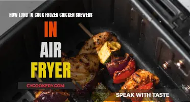 Air Fryer Frozen Chicken Skewers: Quick, Easy, Delicious