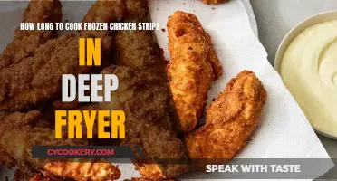 Crispy Chicken: Perfect Cooking Time for Frozen Strips in Deep Fryer