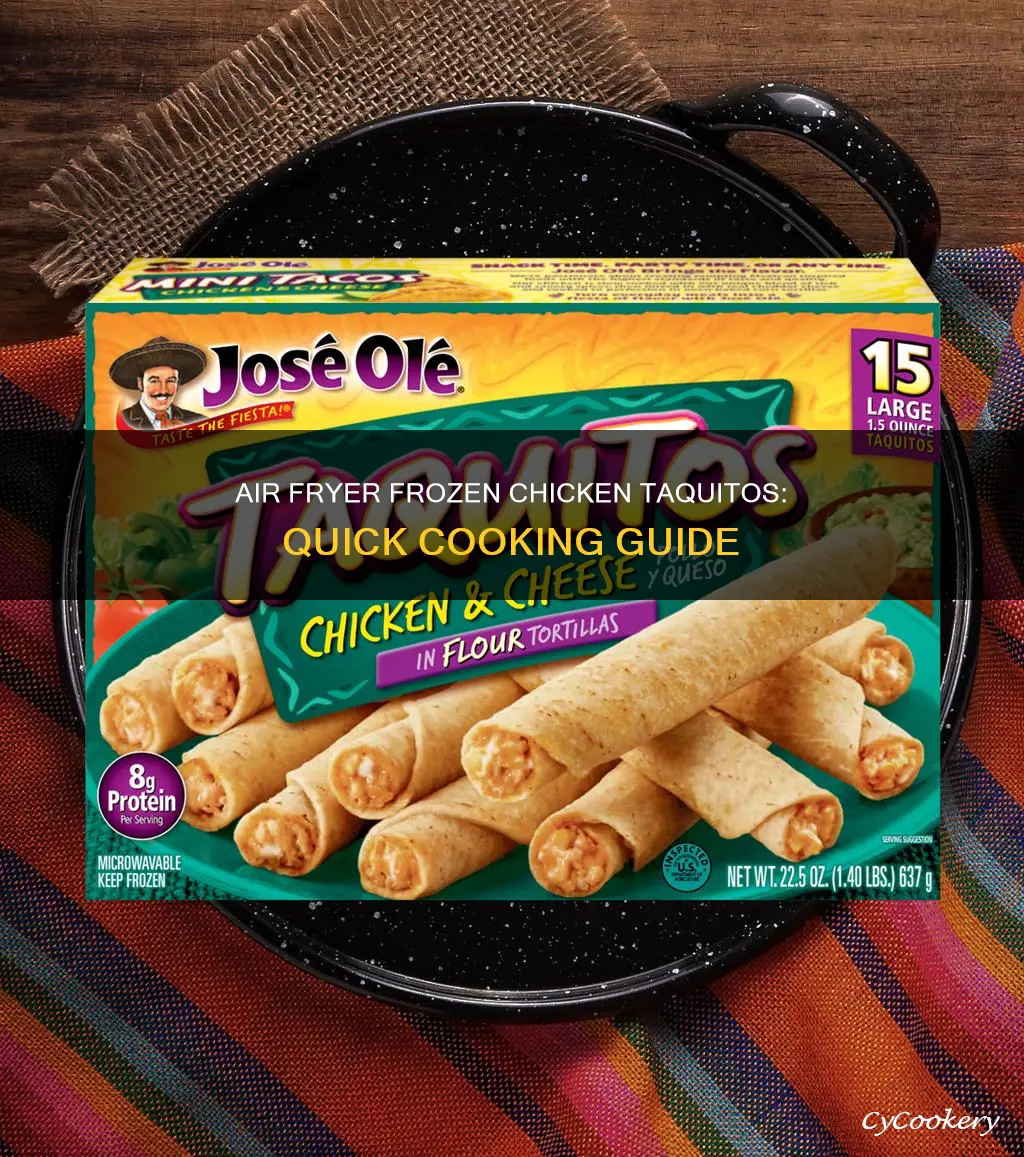 how long to cook frozen chicken taquitos in air fryer