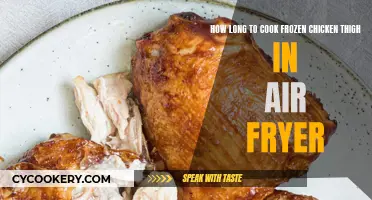 Air Fryer Cooking Time for Frozen Chicken Thighs