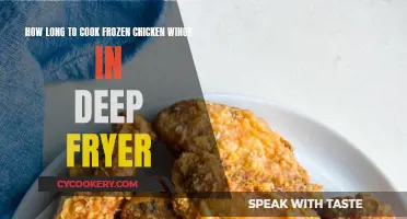 Crispy, Golden Frozen Wings: Deep Fryer Cooking Time Guide