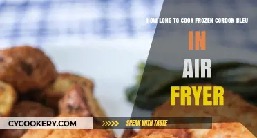 Perfectly Crispy Frozen Cordon Bleu: Air Fryer Cooking Time Guide