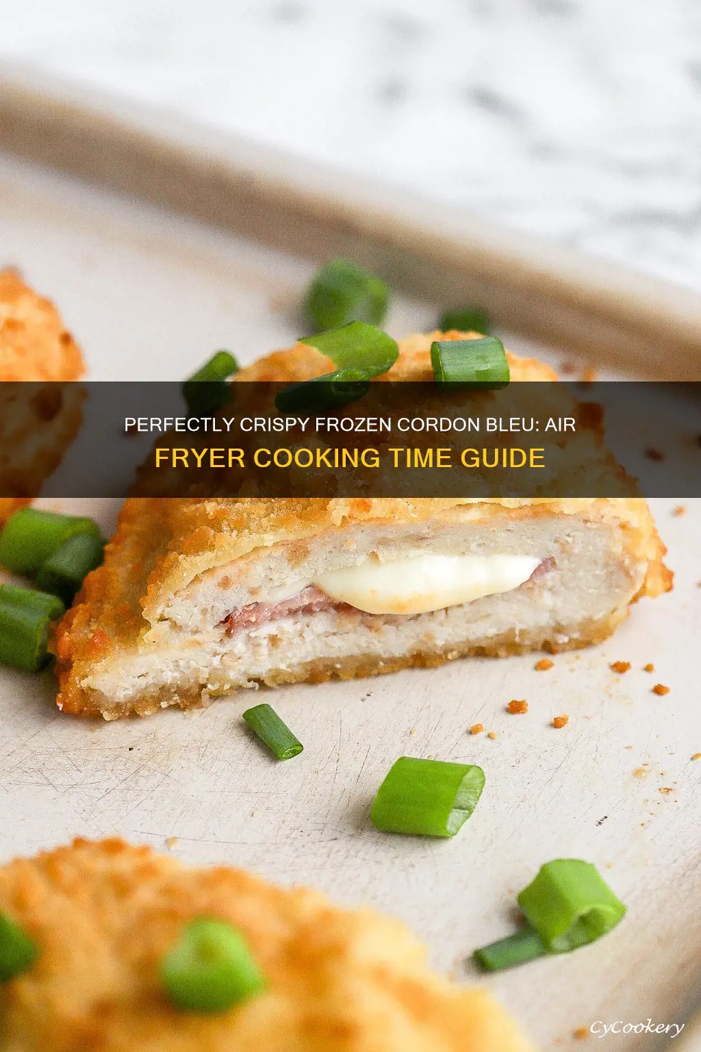 how long to cook frozen cordon bleu in air fryer