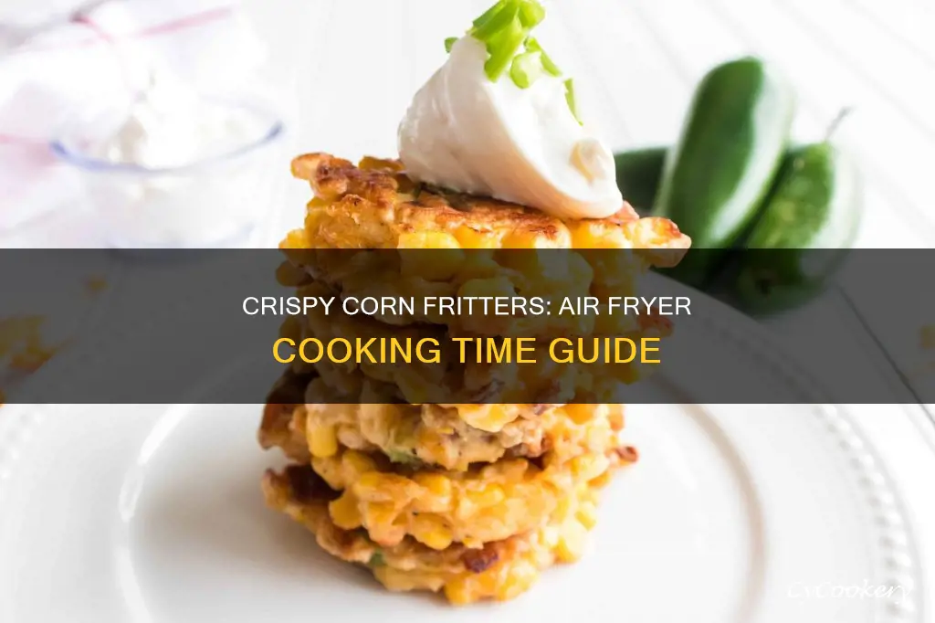 how long to cook frozen corn fritters in air fryer