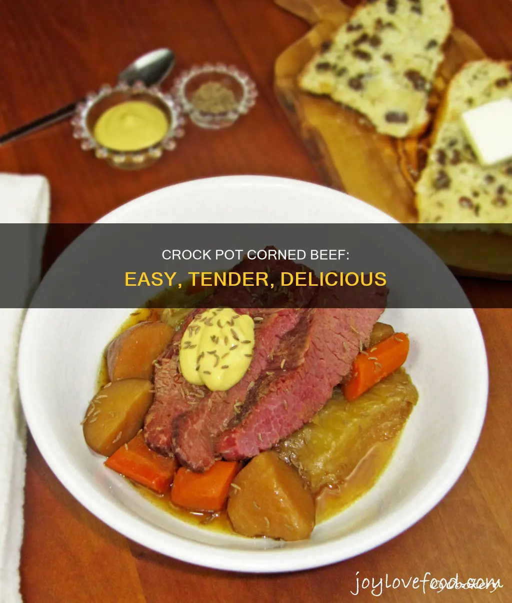 how long to cook frozen corned beef in crock pot