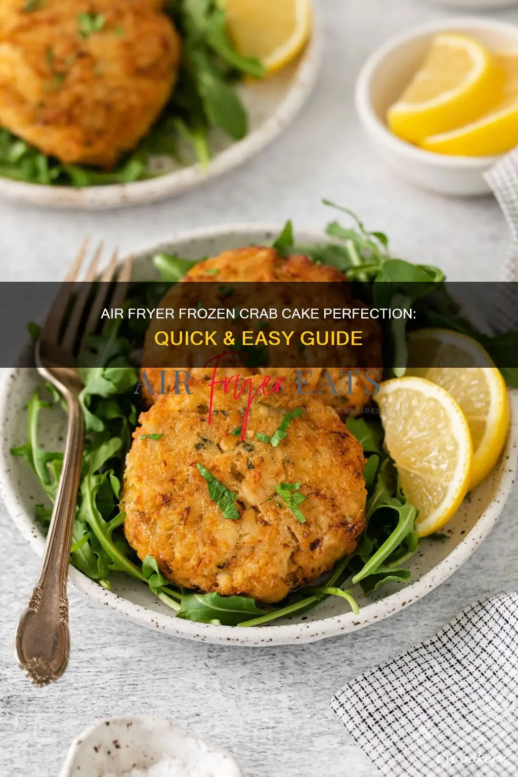 how long to cook frozen crab cake in air fryer