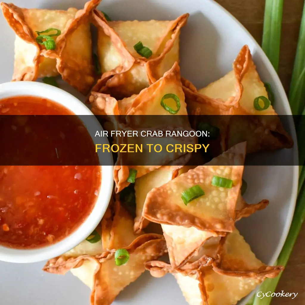 how long to cook frozen crab rangoon in air fryer