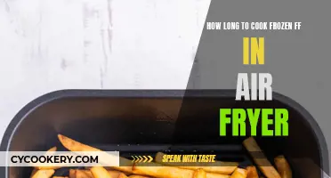 Air Fryer Cooking: Frozen French Fries, Quick!