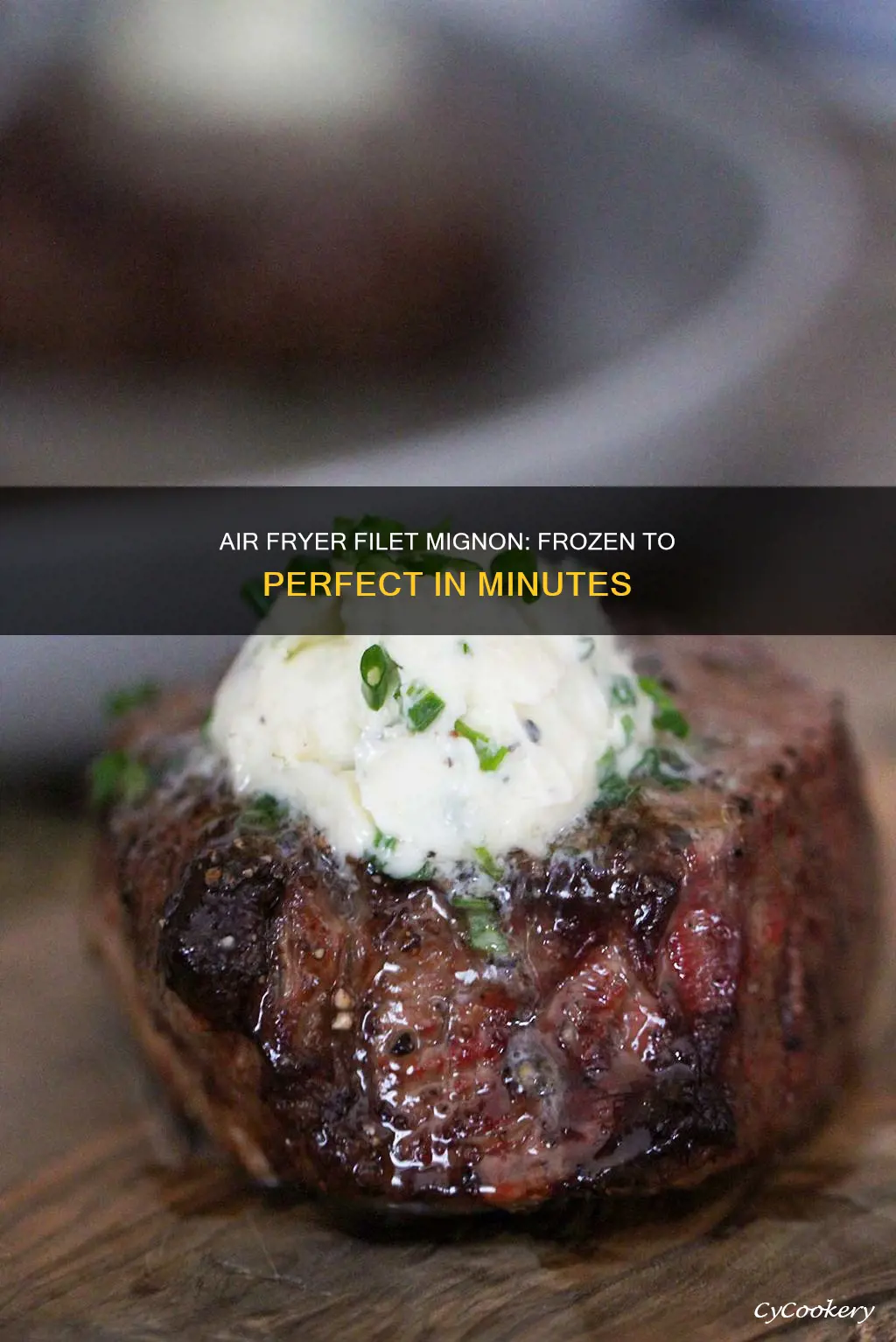 how long to cook frozen filet mignon in air fryer