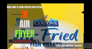 Air Fryer Cooking Time for Frozen Fish Patties