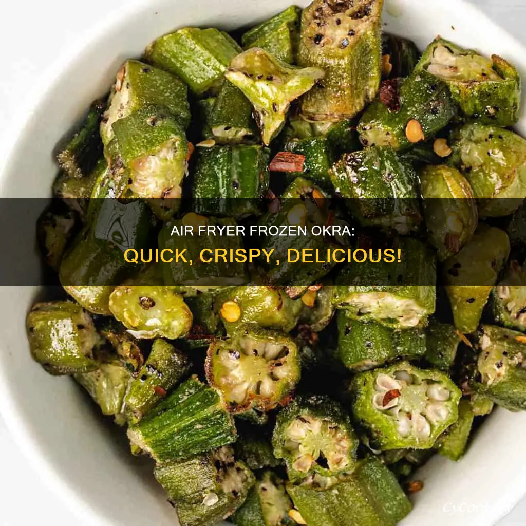 how long to cook frozen fried okra in air fryer