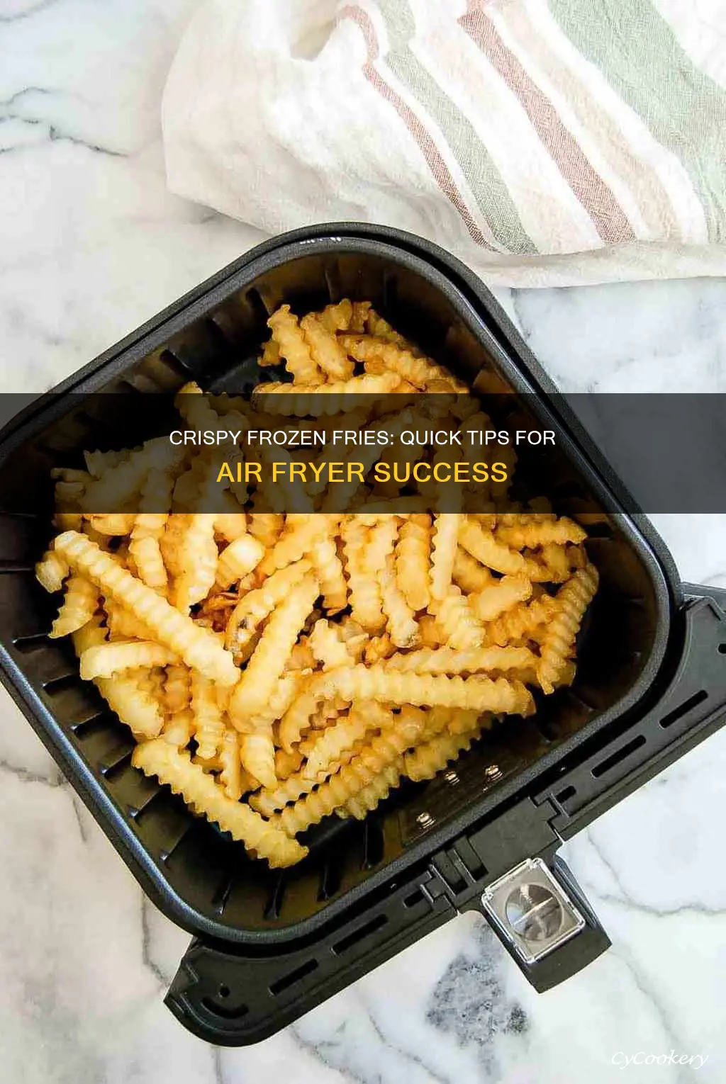 how long to cook frozen fries in dash air fryer