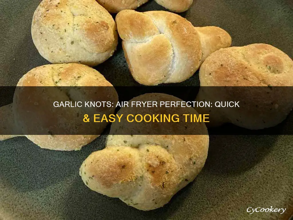 how long to cook frozen garlic knots in air fryer