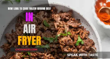 Perfectly Cooked: Air Fryer Frozen Beef Time Guide