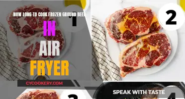 Air Fryer Hack: Frozen Ground Beef, Quick!