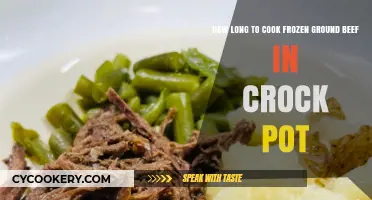 Crock Pot Cooking: Frozen Ground Beef, How Long?