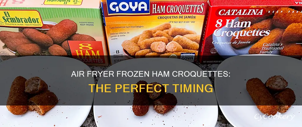 how long to cook frozen ham croquettes in air fryer