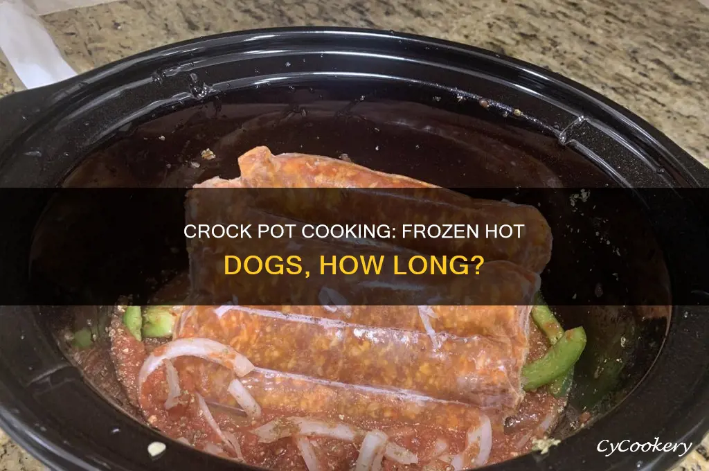 how long to cook frozen hot dogs in crock pot