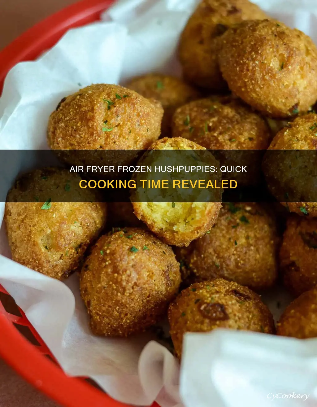 how long to cook frozen hushpuppies in air fryer