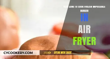 Air Fryer Impossible Burger: Perfectly Cooked in 10 Minutes!