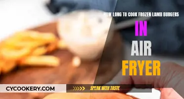 Air Fryer Lamb Burgers: Quick Frozen Feast