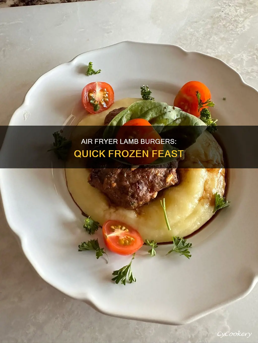 how long to cook frozen lamb burgers in air fryer