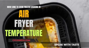 Air Fryer Frozen Lasagna: Quick, Easy, and Delicious!