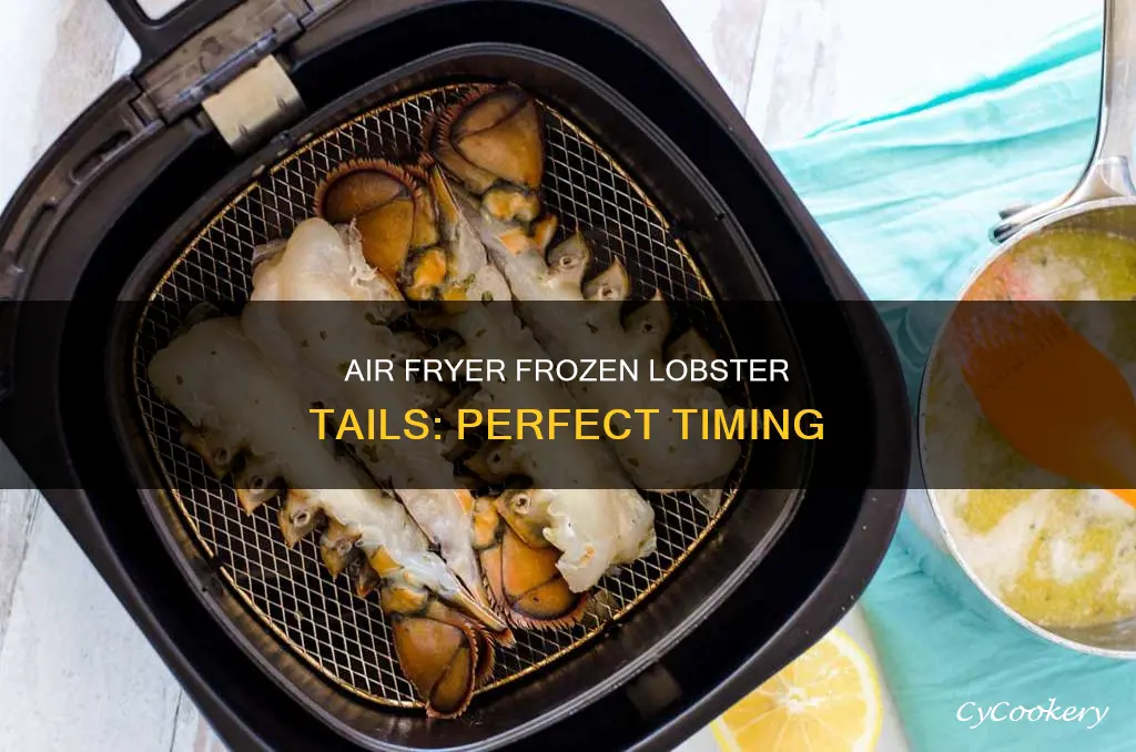 how long to cook frozen lobster tails in air fryer
