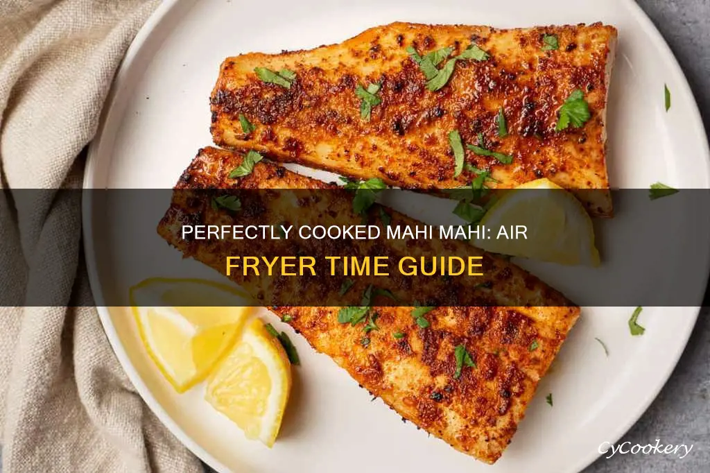 how long to cook frozen mahi mahi in air fryer