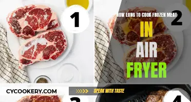 Air Fryer Cooking: Frozen Meat, Perfect Timing