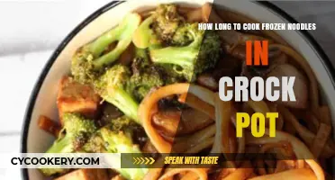 Crock Pot Cooking: Frozen Noodles, Perfect Timing