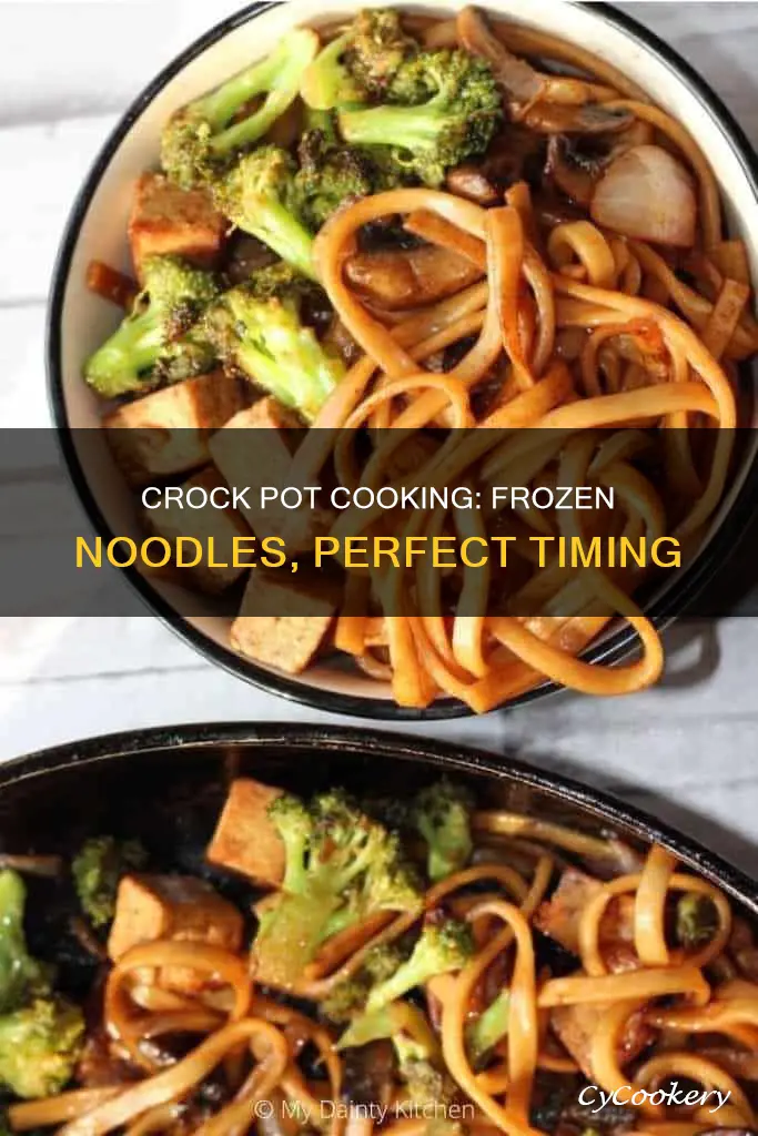how long to cook frozen noodles in crock pot
