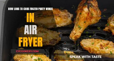 Crispy Party Wings: Air Fryer Cooking Time Guide