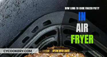 Air Fryer Cooking: Frozen Patty Perfection in Minutes