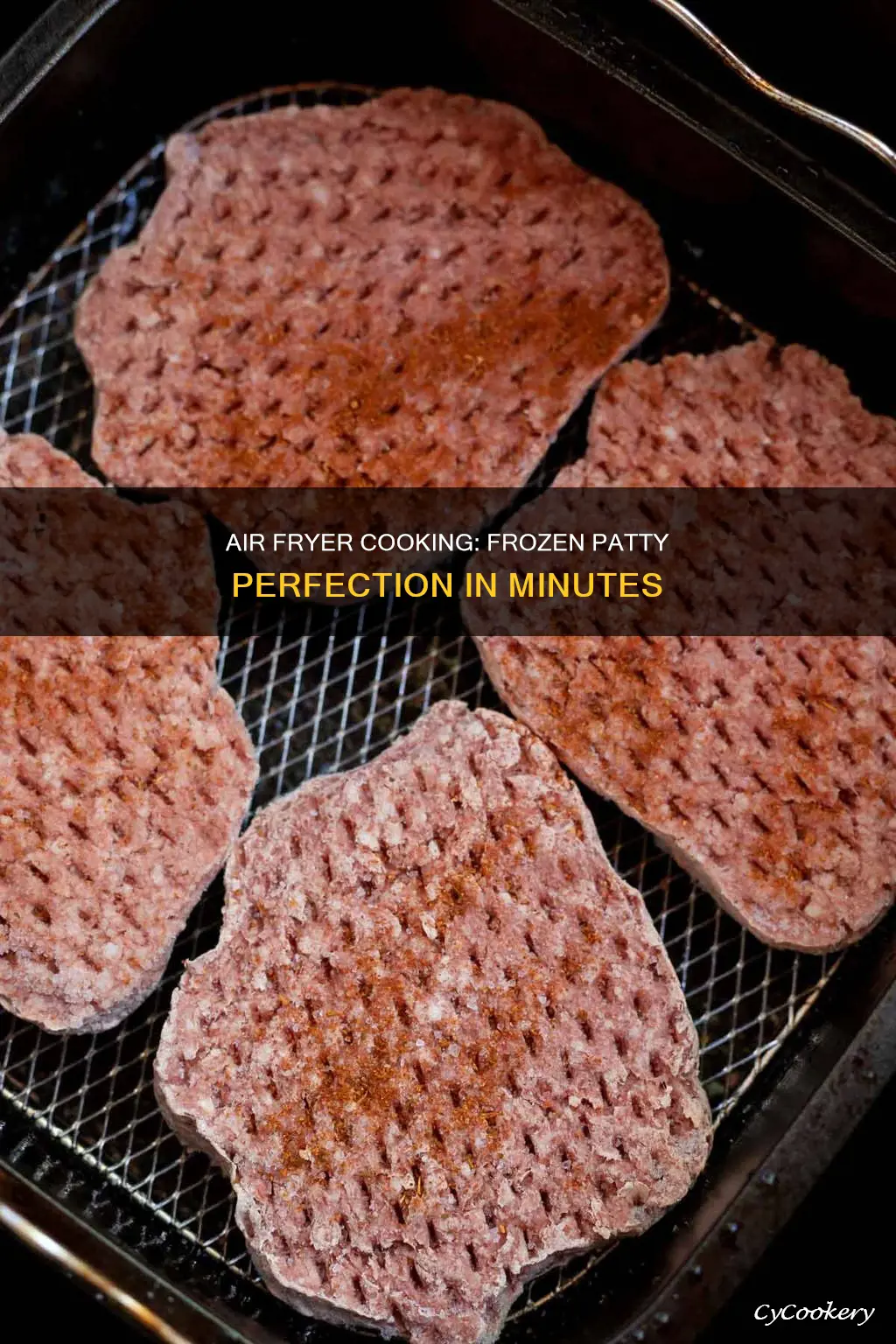 how long to cook frozen patty in air fryer