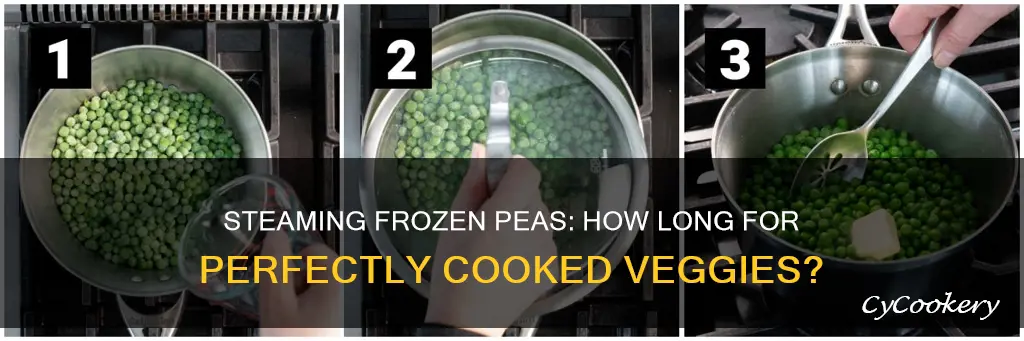 how long to cook frozen peas in a steamer