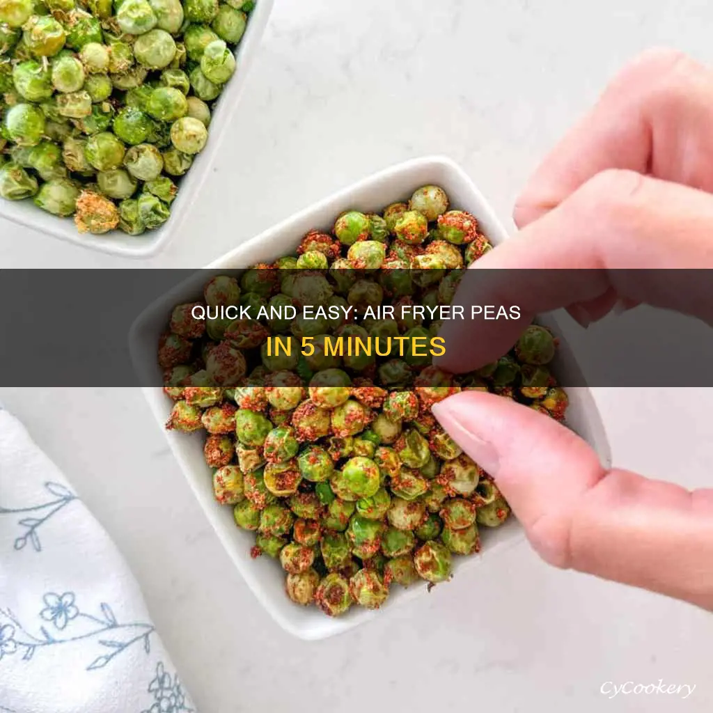 how long to cook frozen peas in air fryer