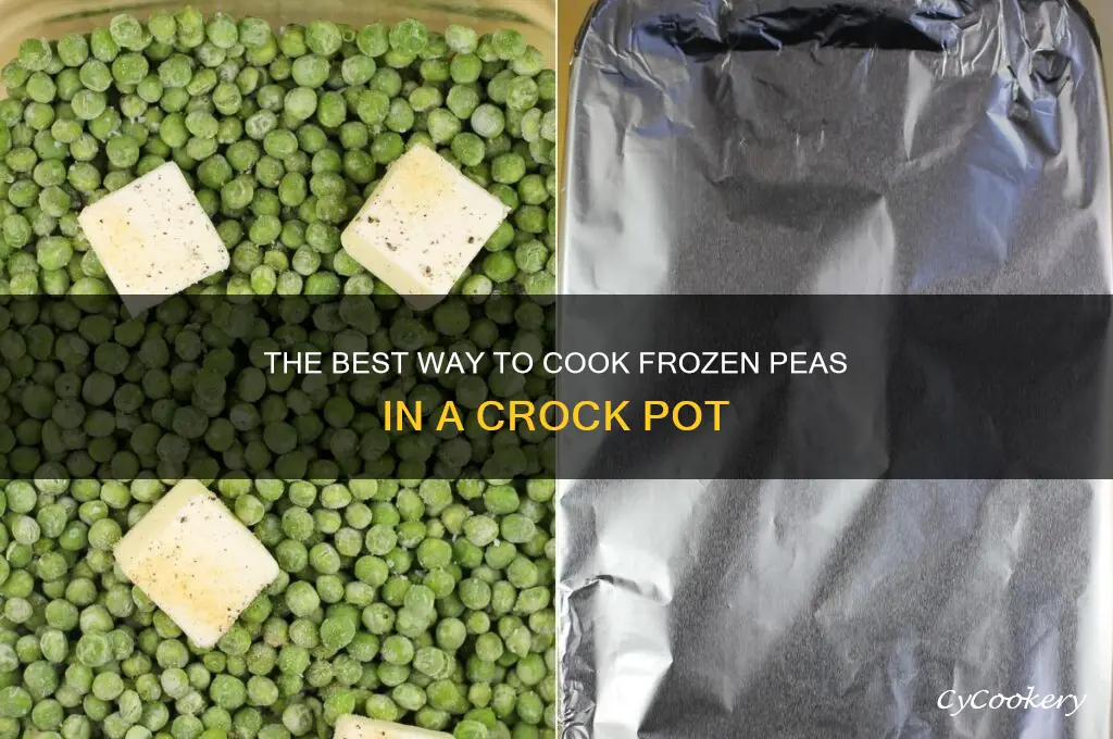 how long to cook frozen peas in crock pot