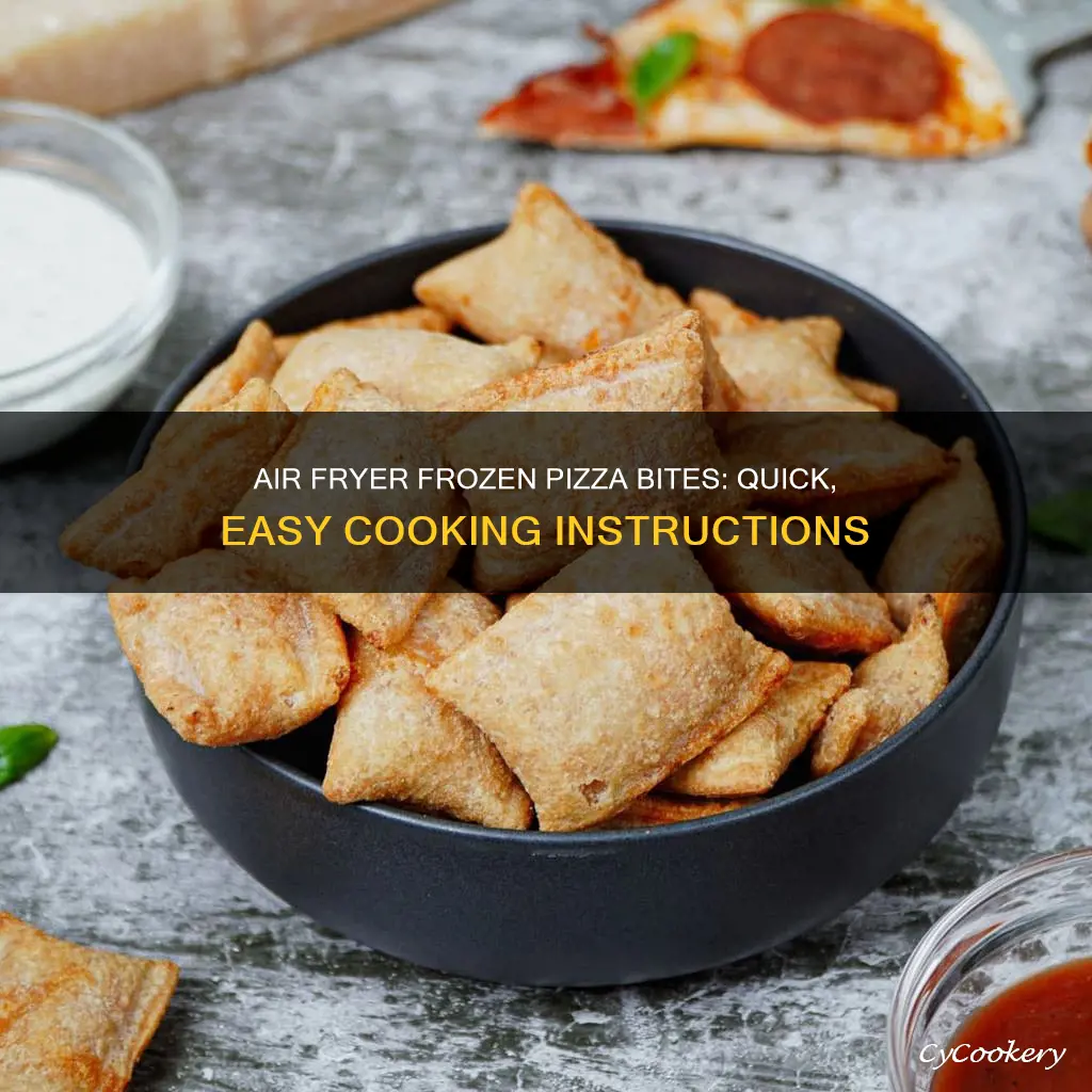 how long to cook frozen pizza bites in air fryer