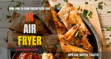 Perfectly Baked: Air Fryer Pizza Logs in 10 Minutes