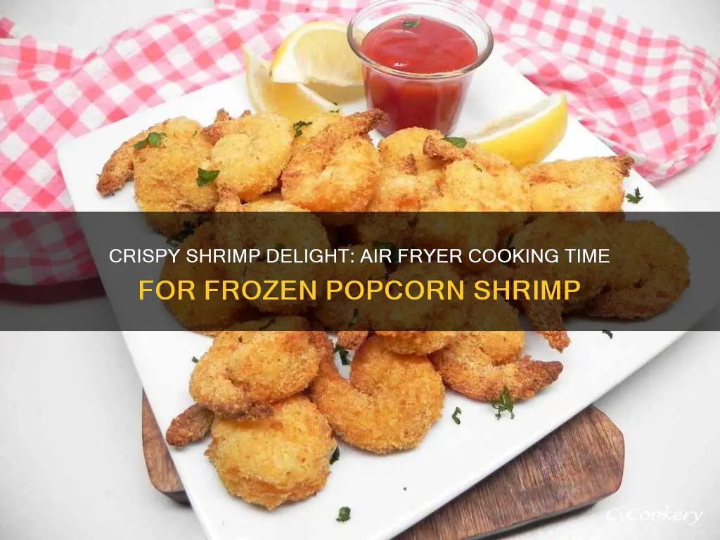 how long to cook frozen popcorn shrimp in air fryer