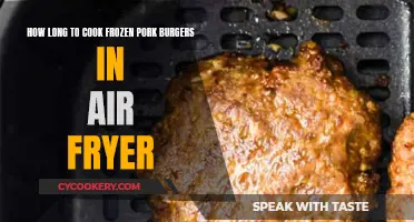 Air Fryer Magic: Perfectly Cooked Frozen Pork Burgers Every Time