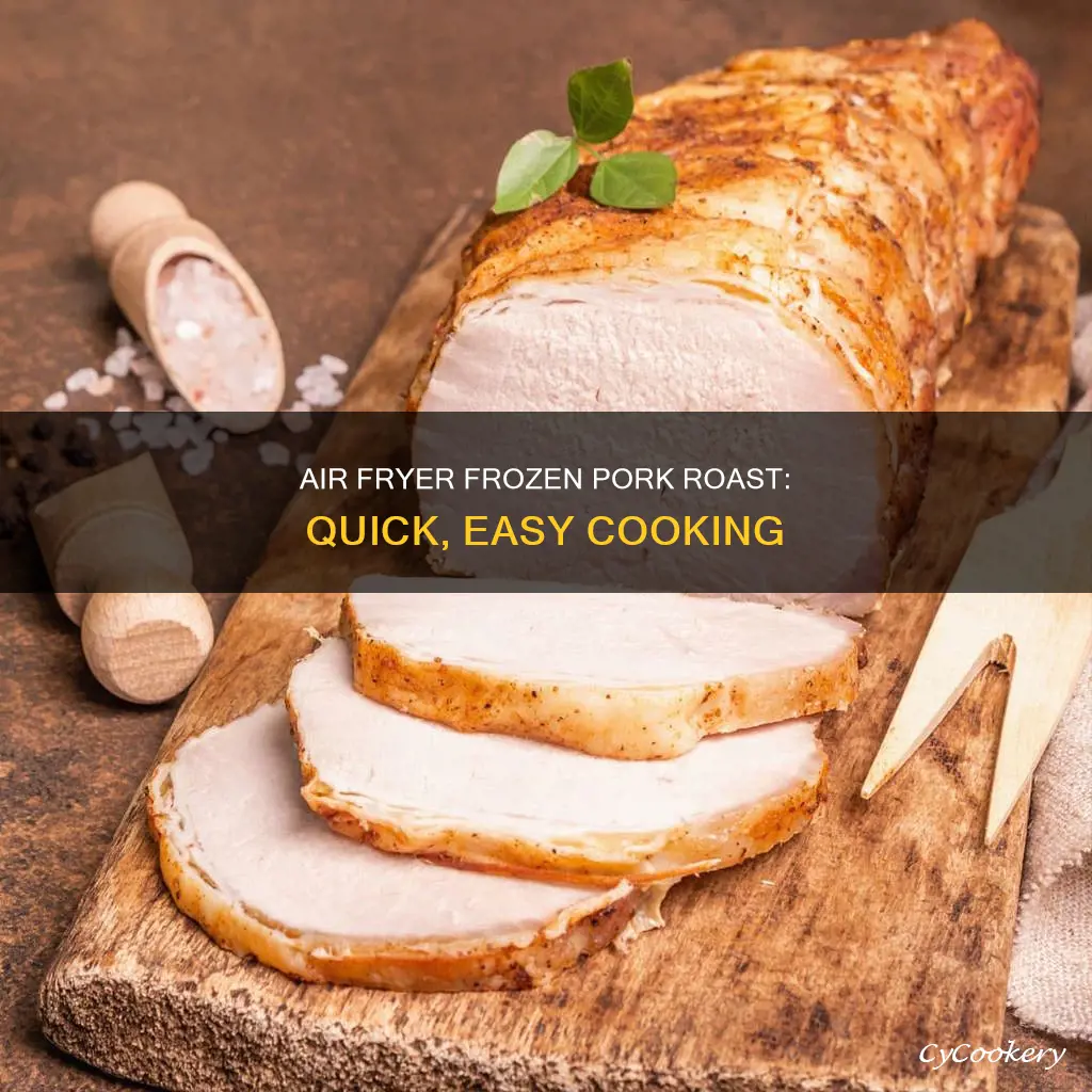 how long to cook frozen pork roast in air fryer