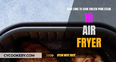 Air Fryer Frozen Pork Steak: Quick, Easy Cooking