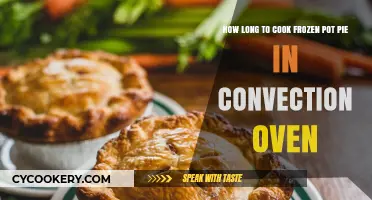 Convection Oven Cooking: Frozen Pot Pie Perfection