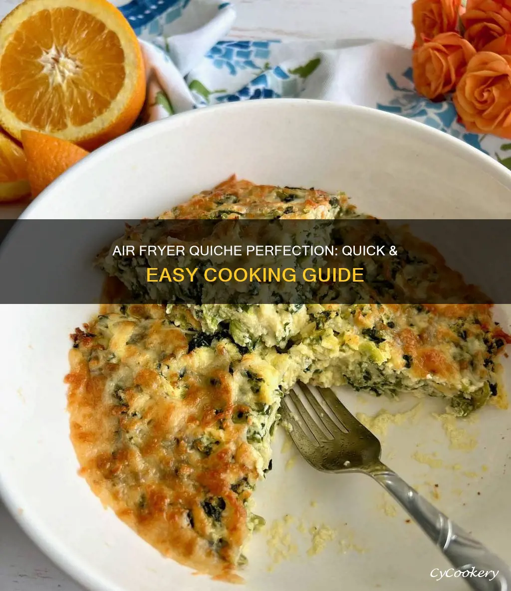 how long to cook frozen quiche in air fryer