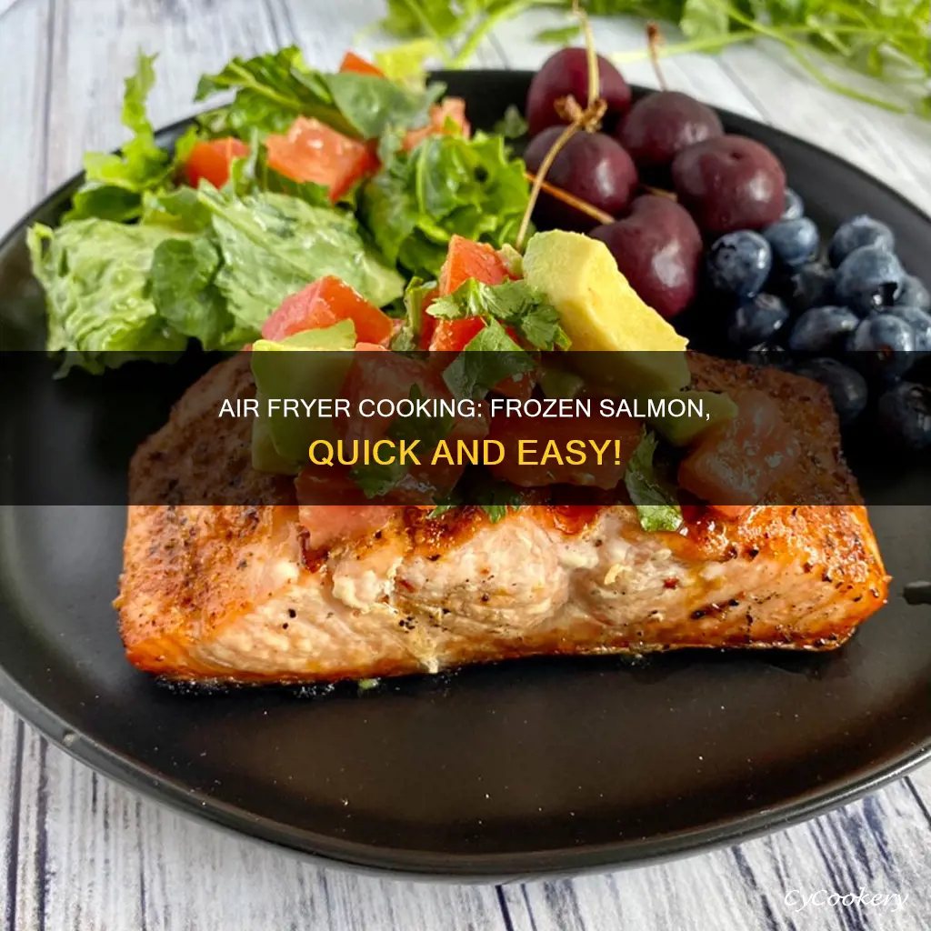 how long to cook frozen salmon air fryer