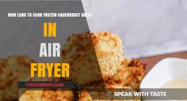 Crispy Sauerkraut Balls: Air Fryer Cooking Time Guide