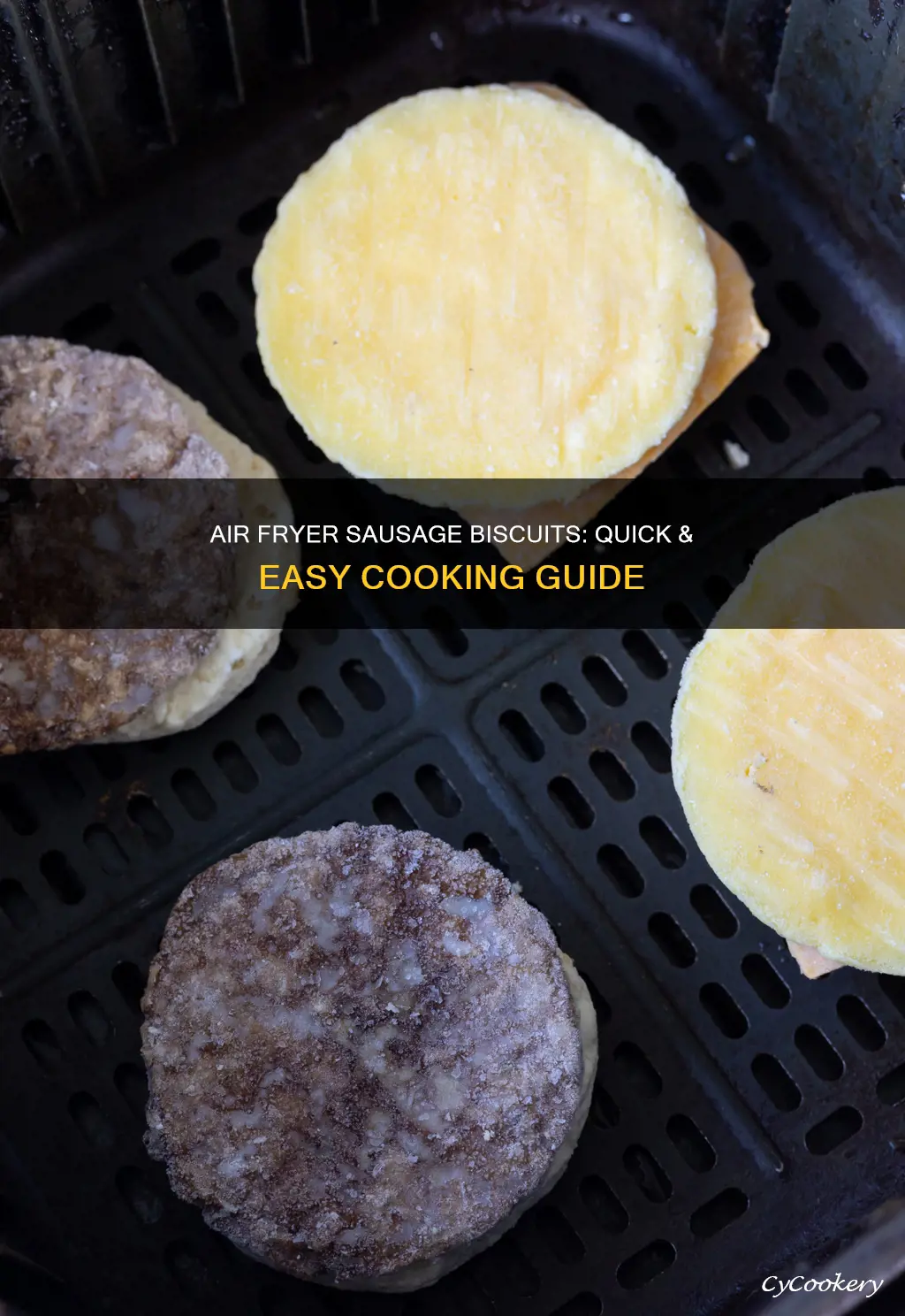 how long to cook frozen sausage biscuits in air fryer