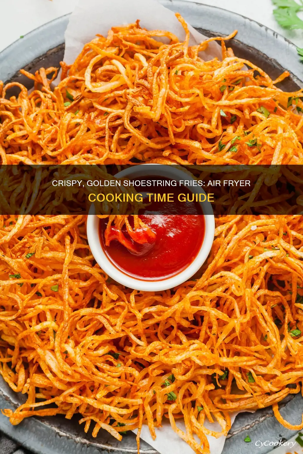 how long to cook frozen shoestring fries in air fryer